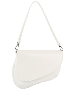 Fashion Saddle Crossbody Bag CHU029-Z WHITE